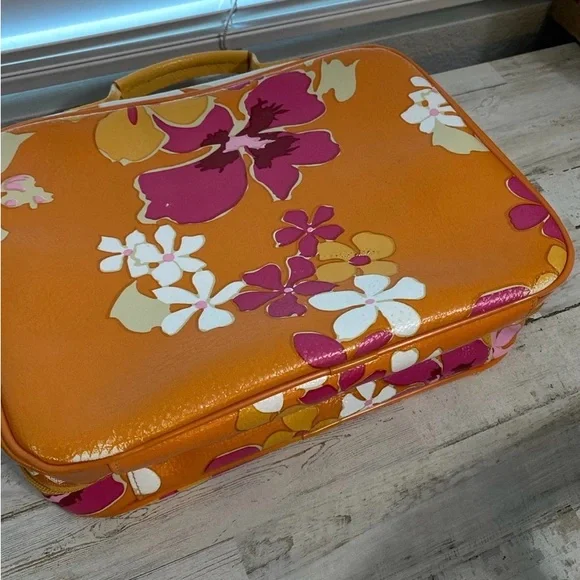 Roxy Quicksilver Floral Cosmetic Luggage Bag for Travel - Picture 7 of 12